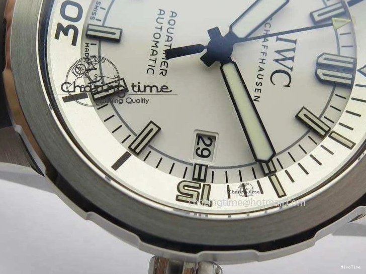 MIROTIME 0501 TechFriendly Aquatimer Automatic SS IW329003 V6F 1:1 Best Edition On Black Rubber Strap MIYOTA 7271
